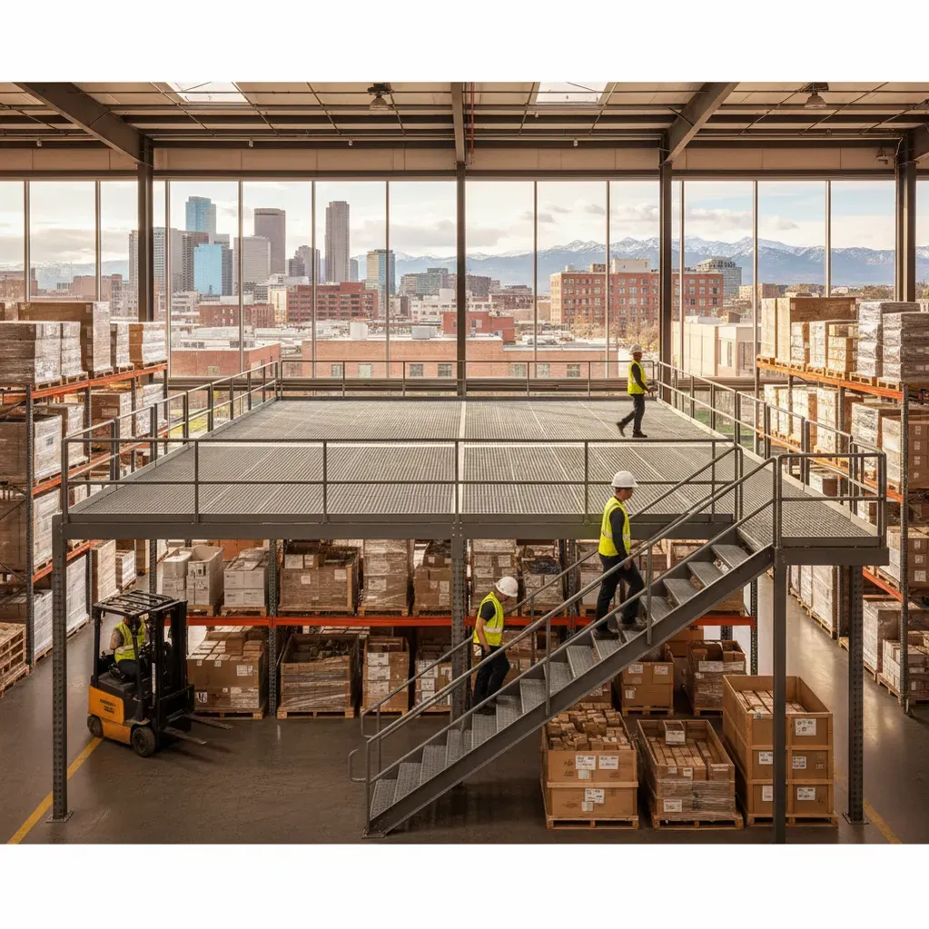 Mezzanine Flooring & Storage Services in Denver, Colorado — PRL Warehouse Storage Solutions